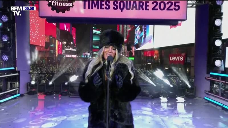 Passage en 2025 à New York: le show à Times Square en direct