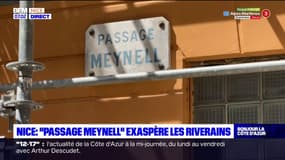 Nice: les riverains dénoncent la présence de toxicomanes passage Meynell