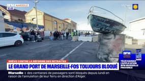 Marseille: le grand port maritime bloqué avec l'opération "ports morts"