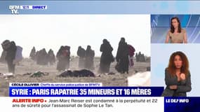 La France rapatrie 35 mineurs et 16 mères détenus dans des camps syriens 