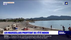 Les Marseillais profitent des dernières chaleurs de l'année sur la plage