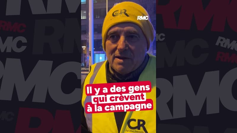 "Il y a des gens qui crèvent à la campagne"