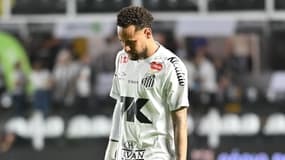Neymar avec Santos en première division brésilienne, le 31 août 2025