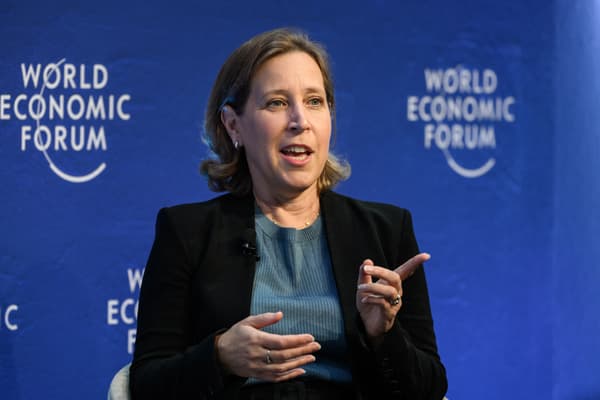 Susan Wojcicki, en mai 2022 à Davos en Suisse