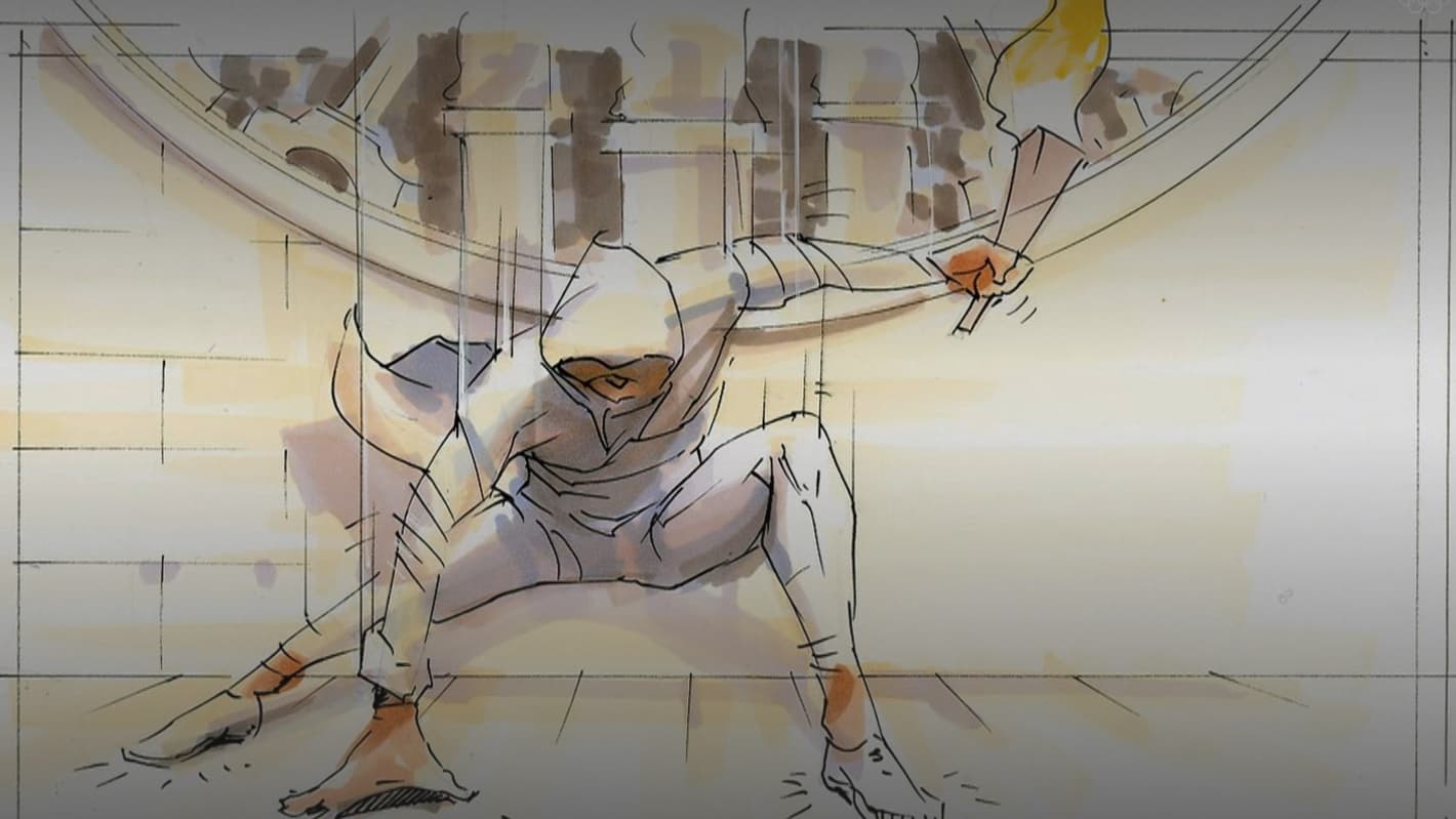 Des images du storyboard de la cérémonie des JO. 