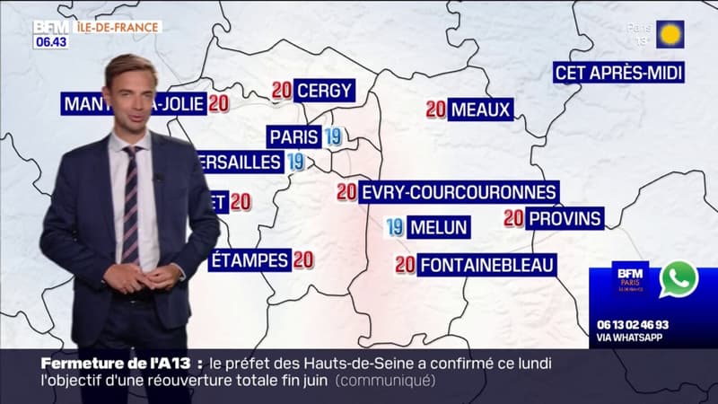 Météo Île-de-France: un mercredi ensoleillé, 19°C à Paris