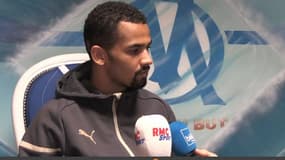 Iliman Ndiaye au micro de RMC Sport avant le début de la CAN avec le Sénégal, le 01/01/2024