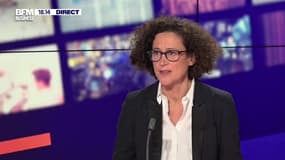 Emmanuelle Wargon, la ministre déléguée auprès de la Ministre de la Transition écologique chargée du Logement, sur le plateau de BFM Business 