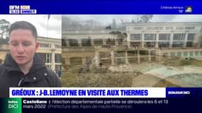 Gréoux-les-Bains: le ministre en charge du tourisme Jean-Baptiste Lemoyne en visite aux Thermes 