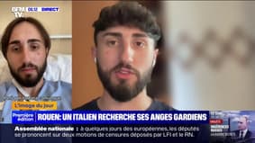 "J'espère pouvoir les retrouver": un influenceur italien lance un appel aux inconnus qui lui ont sauvé la vie à Rouen