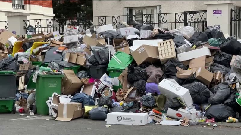 Grève des éboueurs: malgré les réquisitions, les tas d'ordures toujours très présents dans Paris