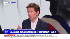 Geoffroy Didier (LR) appelle les membres de son parti à "ne pas trahir ses électeurs et à ne pas créer un climat de confusion"