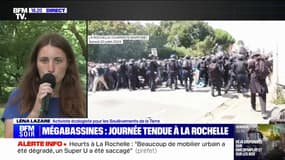 Manifestation anti-mégabassines à La Rochelle: "Dans l'ensemble, la manifestation s'est très bien déroulée", affirme Léna Lazarre (Soulèvements de la Terre)