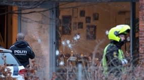 La façade de la maison de la culture de Copenhague a été criblée de balles.