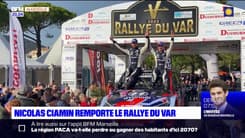 Nicolas Ciamin a remporté le rallye du Var