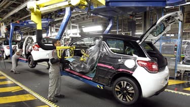 La DS3, fabriquée dans l'usine de Poissy, fait partie des modèles dont la production va augmenter.