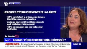 Laïcité à l'école: "43% de nos collègues ne signalent pas les incidents dans les établissement scolaires", indique Carole Zerbib, cheffe d'établissement à Paris