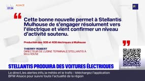 Mulhouse: des voitures électriques produites à l'usine Stellantis