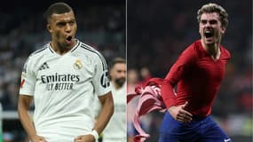 Kylian Mbappé avec le Real Madrid / Antoine Griezmann avec l'Atlético
