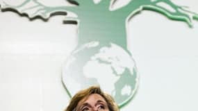 La commissaire européenne au Changement climatique, Connie Hedegaard. Le plan pour le climat soumis par l'Union européenne au sommet de Durban a obtenu le soutien de nombreux pays riches et émergents, mais le temps presse pour forger un accord concret ven