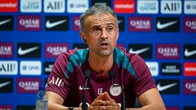 Luis Enrique avec le PSG, le 15 août 2024