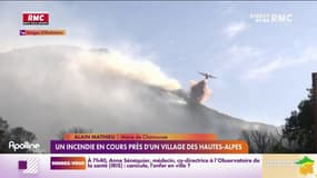 Un incendie en cours près d'un village des Hautes-Alpes 