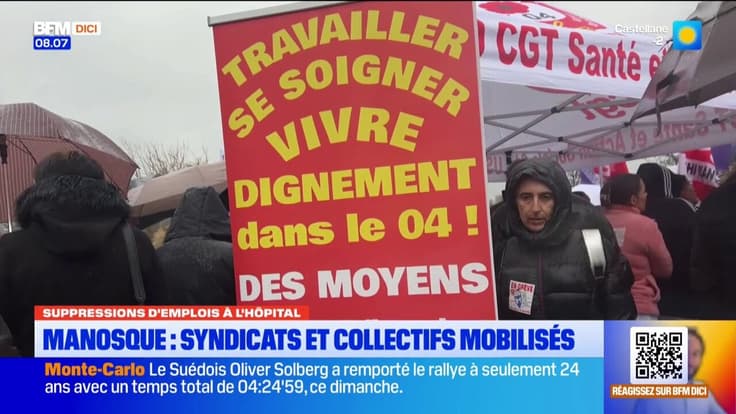 Manosque/hôpital : syndicats et collectifs mobilisés