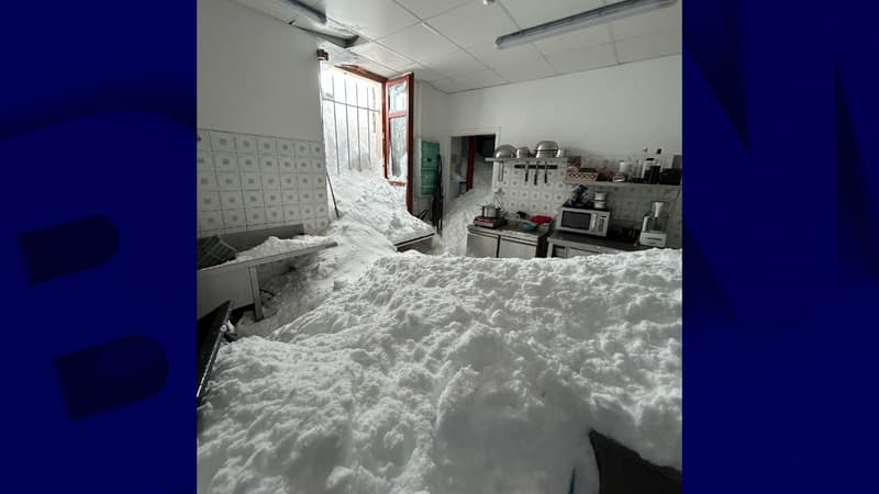 "Elle est allée nous cuire les nuggets": les images impressionnantes d'une avalanche qui a terminé sa course dans la cuisine du refuge du Galibier