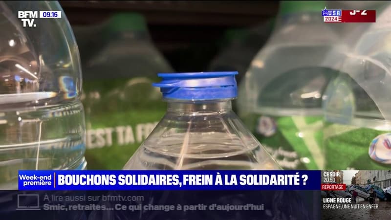 Les nouveaux bouchons, accrochés aux bouteilles, freinent les dons sur lesquels comptent les associations pour le handicap