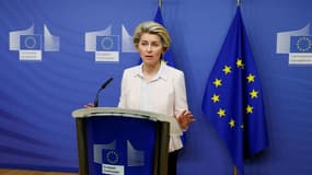 La présidente de la Commission européenne Ursula von der Leyen, le 5 décembre 2020 à Bruxelles