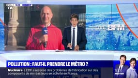 Pollution de l'air dans le métro: le président de l'association respire conseille de "ne pas rester en queue de train"