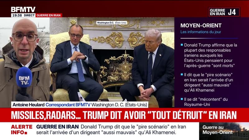 Missiles, radars, frappes en Iran ... Retour sur la prise de parole de Donald Trump ce mardi
