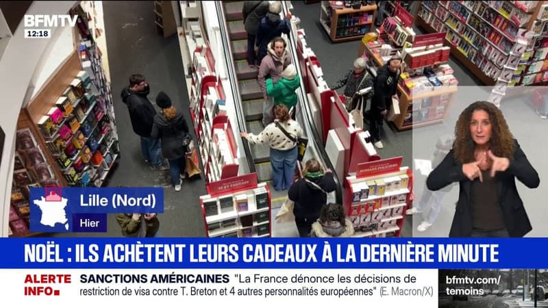 Ces Français qui font leurs cadeaux de Noël à la dernière minute
