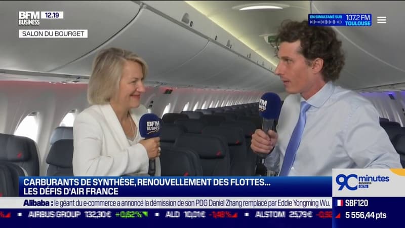 Anne Rigail explique la stratégie d'Air France