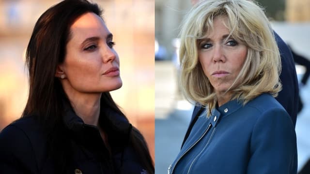 Angelina Jolie et Brigitte Macron se sont rencontrées à l'Elysée, le 30 janvier 2018