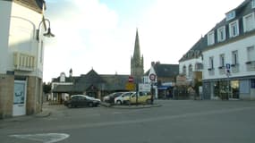 Une vue de Carnac, avec l'église Saint-Cornély.