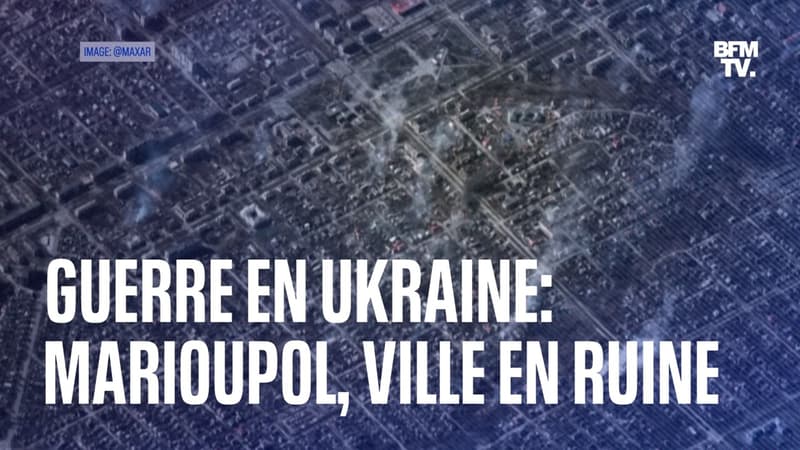 Guerre en Ukraine: le nouveau visage de Marioupol, ville en ruine décimée par les bombardements