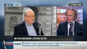 Le parti pris d'Hervé Gattegno : "Les délires de Jean-Marie Le Pen ne doivent pas masquer l'échec du FN !" - 03/04