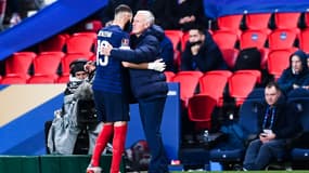 Deschamps avec Benzema.