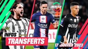 Rabiot, Sarabia, Ounahi... Les 5 infos mercato du 17 janvier à la mi-journée 
