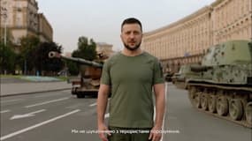 "Nous nous battrons jusqu'à la fin": les mots de Zelenksy en plein jour de l'indépendance de l'Ukraine