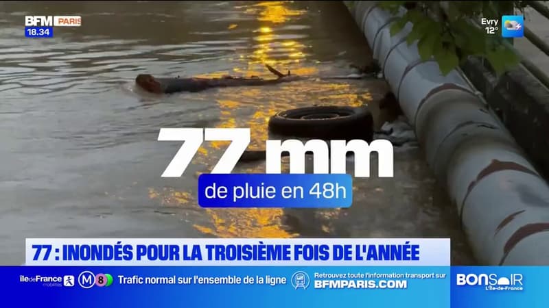 Seine-et-Marne: une troisième inondation cette année (1/1)