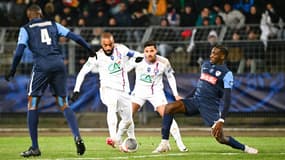 Alexandre Lacazette lors de Bergerac-OL, le 19 janvier 2024.
