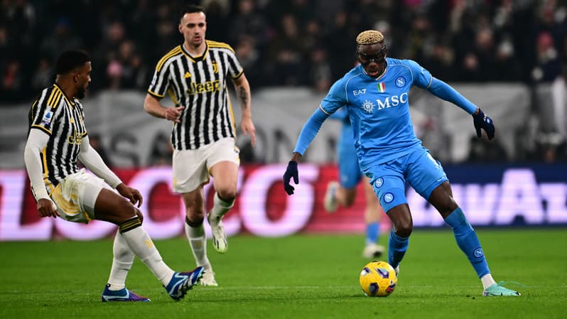 Victor Osimhen lors de Juve-Naples, 8 décembre 2023