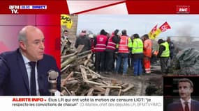 Pour Olivier Marleix, "il faut réquisitionner pour ne pas laisser les Français être pris en otage"