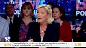Questions d'éco: "La clef de voûte de mon programme c'est de trouver des éléments de souveraineté de la France", Marine Le Pen