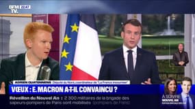 Retraites: Adrien Quatennens (LFI) appelle les Français "à se mobiliser dès le mois de janvier"