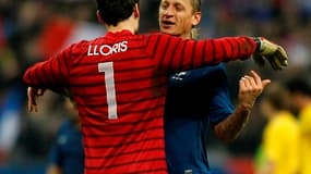 Hugo Lloris et Philippe Mexès