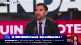Polémique autour d'une affiche du RN mettant en scène un gendarme: le patron de la gendarmerie "s'est mué en militant macroniste", juge Julien Odoul  (RN)