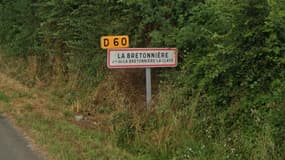 Le panneau d'entrée de la commune de La Bretonnière-la-Claye, en Vendée - Image d'illustration